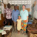 family with Amadou Baldeh, principal at Mabali